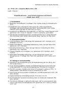 Publikationsverzeichnis