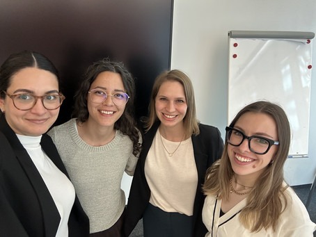 Laura Hackl at her research stay in Zürich together with Nadine Strauß and colleagues.