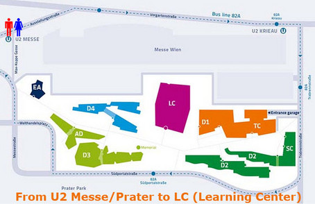 From U2 Messe/Prater to LC (Learning Center)