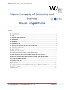 House regulations