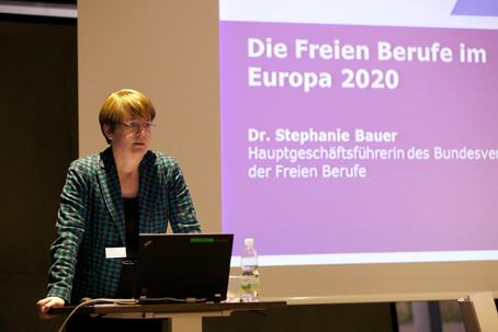 Vortrag bei: Die Zukunft der Freien Berufe in Europa