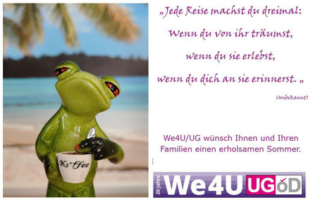 We4U-Urlaubsgrüße 2025