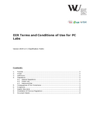 Terms and Conditions of Use for PC Labs (Plug & Study Rooms))