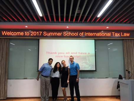 Participants of the 2017 Summer School of International Tax Law