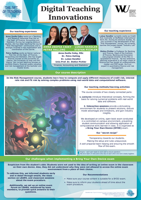 Digital Teaching Innovations - Stefan Pichler, Anna Zsofia Csiky, Petra Halling & Lukas Handler