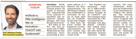 ChatGPT Franke Krone zeitung