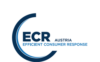 Blue logo of the Efficient Consumer Response Austria