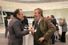 Participants during evening reception