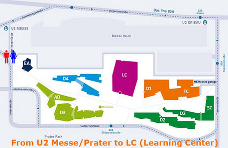 From U2 Messe/Prater to LC (Learning Center)