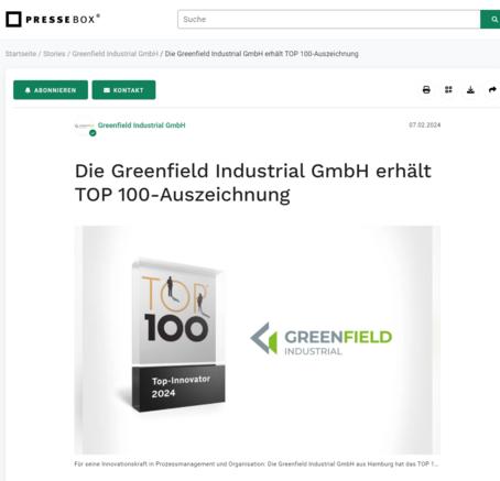 Top 100 Franke Greenfield Industrial