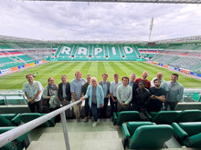 Gruppenfoto Rapid Stadion