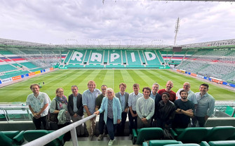 Gruppenbild Rapid Stadion