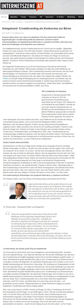 Artikel Internetszene.at