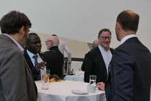 Participants during coffee break