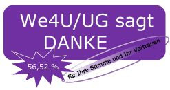 We4U/UG sagt Danke!