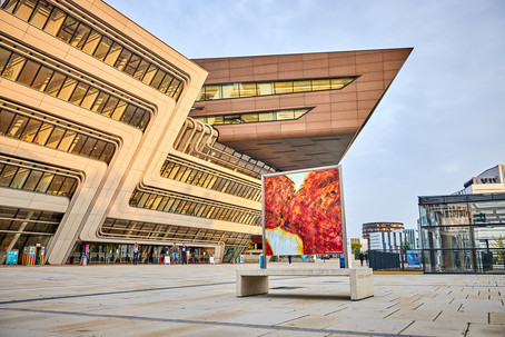 Outdoor Art Gallery at Campus WU