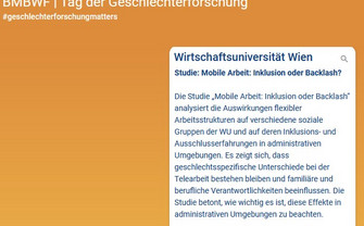 [Translate to English:] Tag der Geschlechterforschung