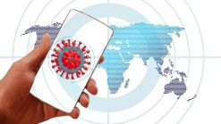 Corona-App auf Handy