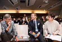 Katharina Pistor, Gabriel Lentner und Marlene Engelhorn im Gespräch