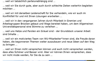 Weil We4U/UG für Sie da ist!