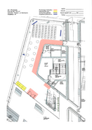 LC Clubraum Theaterbestuhlung 64 Pax 10 Stehtische Setting 1