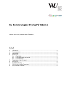 Benutzungsordnung der Plug & Study-Räume