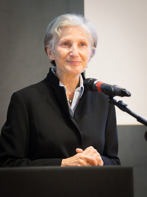 Hon.-Prof. Dr. Irmgard Griss bei Ihrem Beitrag zur Tagung: "Multiorganversagen: Wissen als Prävention?"