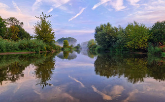 river sunset