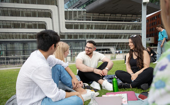 Studierende an der WU