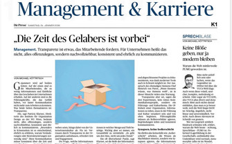 Die Zeit des Gelabers ist vorbei, die Presse