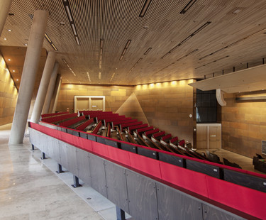 Das Audimax im TC Gebäude von innen.