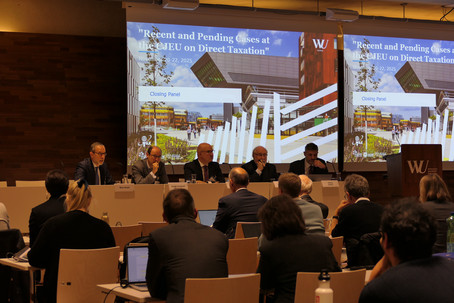 Panel members of the CJEU Direct Taxation Conference 2025
