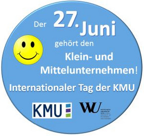 Logo zum Internationalen Tag der KMU: 27.Juni