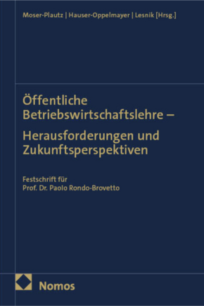 Öffentliche Betriebswirtschaftslehre