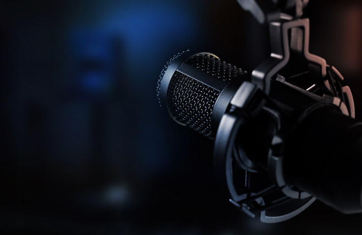 Podcast-Mikrofon