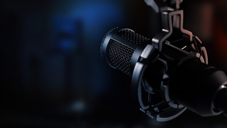 Podcast-Mikrofon