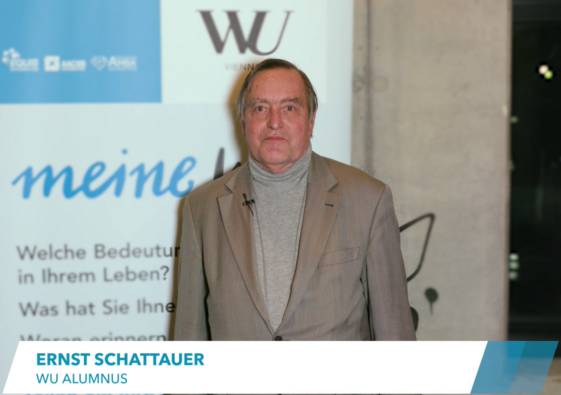 WU Alumnus Ernst Schattauer