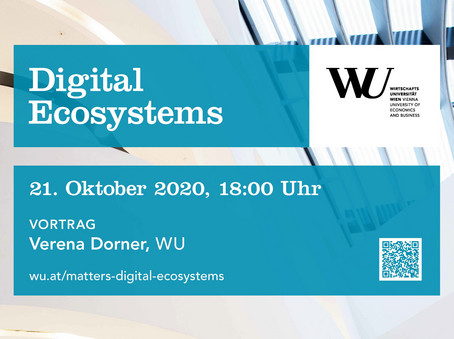 Plakat wu matters wu talks Digital ecosystems