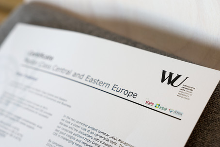 [Translate to English:] Master Class CEE certificate closeup