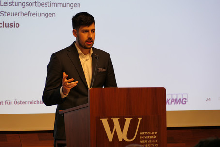 Vortragender beim Symposium zur Umsatzsteuer 2026