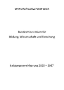 Leistungsvereinbarung Leistungsvereinbarung