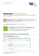 Windows & Thunderbird