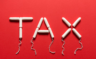 ein TAX aus Tampons