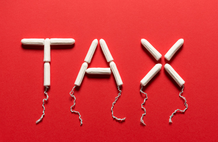 ein TAX aus Tampons
