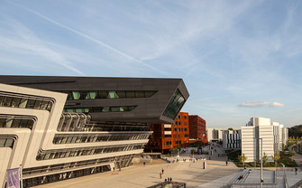 Blick über den Campus WU