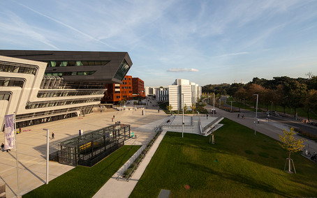 Blick über den Campus WU