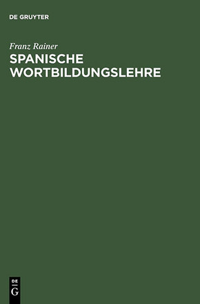 Spanische Wortbildungslehre