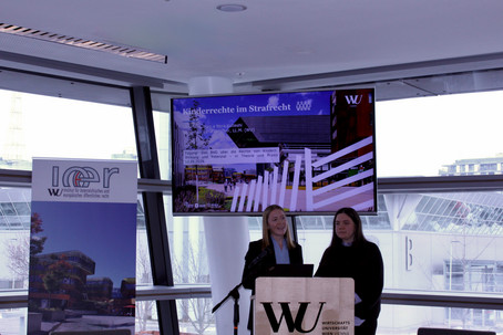 Univ.-Ass. Mag.a Nora KUTLESHI und Univ.-Ass. Lena MILACHER, LL.M.