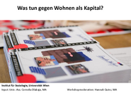 WS 6: Wohnen