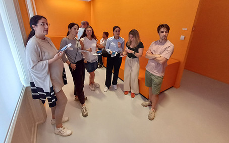 WIPÄD-Studierende des Wahlfaches Volkswirtschaftslehre unter didaktischem Aspekt beim Rollenspiel der Europa Experience Vienna
